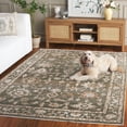 thumbnail image 3 of Safavieh Hazel Amaia Oriental Area Rug, Green/Ivory, 5'3" x 7'6", 3 of 11