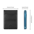 thumbnail image 5 of LOUEBICA Wallet for Men Leather Slim Bifold Card Holder RFID Blocking Minimalist Front Pockets Wallet with Money Clip, 5 of 5