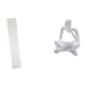 thumbnail image 1 of Pantalla De Lámpara De Pie De Papel Abstracta Para Sala De Estar, Decoración De Mesa, Cubierta De Lámpara De Pie Con Estatua De Pensador, Decoración Para Estantería De Oficina, 1 of 8