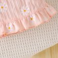thumbnail image 6 of Toddler Girls 1-3T Summer Outfit Set 2PC Lovely Sleeveless Tank + Shorts Gibobby,3-4 Years,Pink, 6 of 9