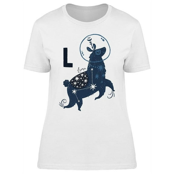 Astronaut Llama T-Shirt Women -Image by Shutterstock, Female 3X-Large
