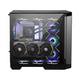 thumbnail image 4 of MSI MAG PANO 100L PZ Project Zero Mid Tower ATX Gaming Case, ABS Plastic, SPCC Steel, Tempered Glass, Support Back-Connect, 270-degree Panoramic Display, GPU Support Stand, Dust Filter, 4 of 5