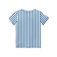 thumbnail image 6 of CCRFTGI Cute Tops for Kids Girls Size 7 Striped Shirt Graphic Tees Short Sleeve Summer Tops Girls Clothes Crewneck Tee Tops Blue 2-3 Years, 6 of 6