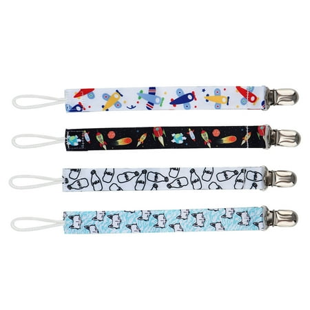 

Baby Clip Metal Polyester Firm Grip Beautiful Colors Leash Washable For Baby Boy For Daily Use