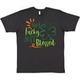 thumbnail image 3 of Inktastic St. Patrick's Day Not Lucky Just Blessed with Clover T-Shirt, 3 of 5