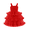 Red, variant on Arshiner Toddler Girls Tulle Dress Tiered Ruffle Fluffy Spaghetti Straps Tutu Dresses Summer Clothes
