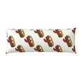 thumbnail image 2 of Body Pillow Cover Cartoon Hot Dog Print Funny Body Pillow Cases With Zipper Soft Breathable Smooth Skin Friendly Long Pillow Case 20 X 5 Inches 1 Pcs, 2 of 3