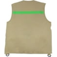 thumbnail image 3 of Cargo Vest for Kids with Reflective Straps & Bucket Hat with Chin Strap - Tan - XS, 3 of 7