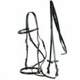 thumbnail image 4 of HORZE Genuine Leather Cross-Under Bitless Bridle | Includes Web Reins with Hand Stops, 4 of 7