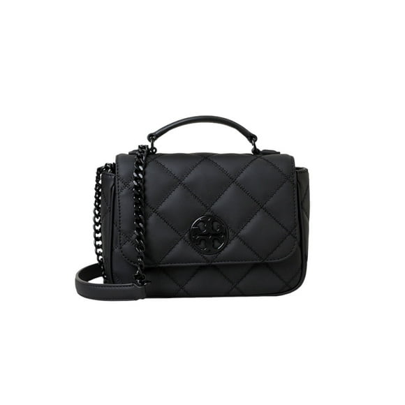 Bolsa Crossbody Tory Burch color negro con doble asa desmontable y ajustable