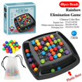 thumbnail image 3 of Rainbow Board Games For Kids Puzzle Magic Chess Board Game Color Matching Elimination Game Toy Set For Gifts 288 beads, 3 of 5