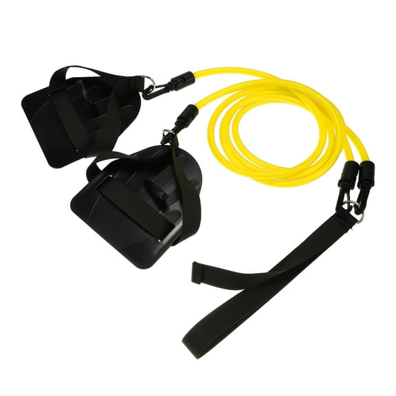 Unique Bargains Swimming Arm Strength Training Portable Swimming Training Equipment for Land Swimming Training Yellow
