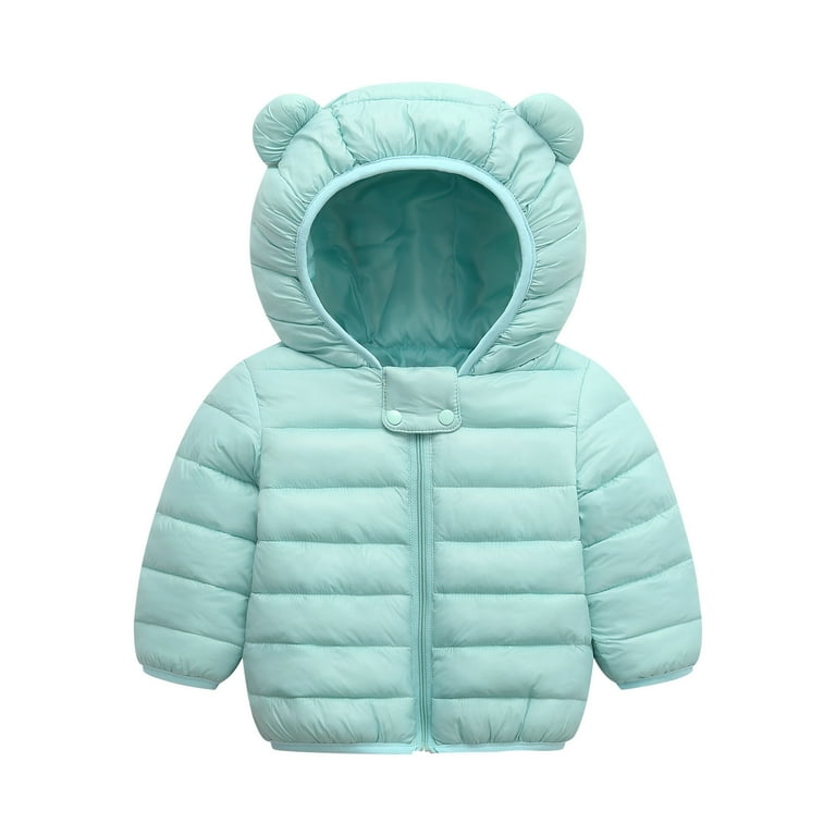 Juebong Baby Jackets Savings Cute Baby Girls Jacket Kids Boys Light Down  Coats With Ear Hoodie Spring Girl Clothes Infant Children's Clothing For  Boys Coat 