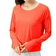 thumbnail image 2 of Camisas bonitas,Blusa estampada para mujer, camiseta informal de manga larga, cuello redondo de poliéster, corte holgado para uso diario, sopatenor, 2 of 8