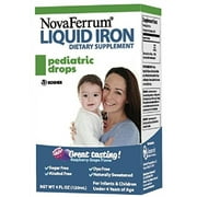Novaferrum Pediatric Drops Liquid Iron Supplement For Infants And Toddlers 4 Oz