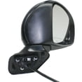 thumbnail image 2 of Debrroce 1pc Right Passenger Side Paintable Power Non-Heated Operate Manual Folding Exterior Door Rear View Mirror Primed for Toyota for Prius 2010-2015 for Prius Plug-in 2012-2015, 2 of 10