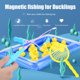 thumbnail image 5 of Juguetes de pesca de patos para niños, juguetes magnéticos flotantes, estanque inflable, bañera, juego de baño, juguete educativo de aprendizaje para niños y niñas, 5 of 8