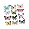 thumbnail image 4 of kowaku 3D Butterfly Wall Stickers Butterfly Decoration DIY Butterfly Wall Decals for Living Room Cake Decorating Flower Arrangements A, 4 of 9
