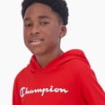 thumbnail image 4 of Boys 8-20 Champion® Signature Long Sleeve Hooded Tee Color: Red Size: LARGE, 4 of 4
