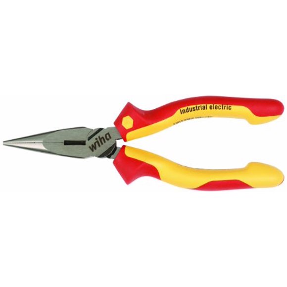 Wiha 32923 8-Inch Insulated Industrial Long Nose Pliers