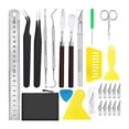 thumbnail image 2 of Juego de 25 uds de herramientas para Deshierbe BLESIY herramientas básicas para modedor herramientas de construcción de Hobby Deshierbe de vinilo artesanal, 2 of 8