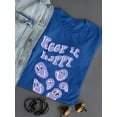 thumbnail image 3 of Retro Slogan Print Smile Face T-Shirt Women -Image by Shutterstock, Female Small, 3 of 4