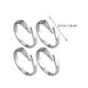 thumbnail image 2 of 4 anillos de ángel a juego, anillos de apertura para dedos para mujeres y hombres, 2 of 8