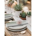 thumbnail image 6 of Cloth Napkins Set of 2 - 20x20 Inches, Sage Green Gray Ombre Washable Reusable Table Napkins, Vintage Country Wooden Soft & Absortbent Dining Napkin for Party Wedding Hotel Restaurant, 6 of 8