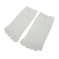 thumbnail image 1 of Chaussettes Conductrices Électrode, Chaussettes Conductrices 5 Doigts Chaussettes de Massage Fibre Argentée Fiables et Durables, 1 of 8