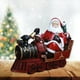 thumbnail image 3 of 1 adorno de resina, regalo navideño, lindas mini figuras decorativas de Papá Noel Conducir un tren, 3 of 9
