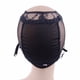 thumbnail image 4 of YANTAISIYU Gorro de peluca de encaje suizo con parte en U de 4x4 pulgadas para hacer pelucas con correas ajustables en la parte posterior Redecilla sin pegamento (Negro M), 4 of 5