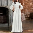thumbnail image 2 of Women's Bohemian Retro Casual Dress Flowy Sleeve Elegant Formal Party Wear Comfortable Summer Maxi Dress, 2 of 2