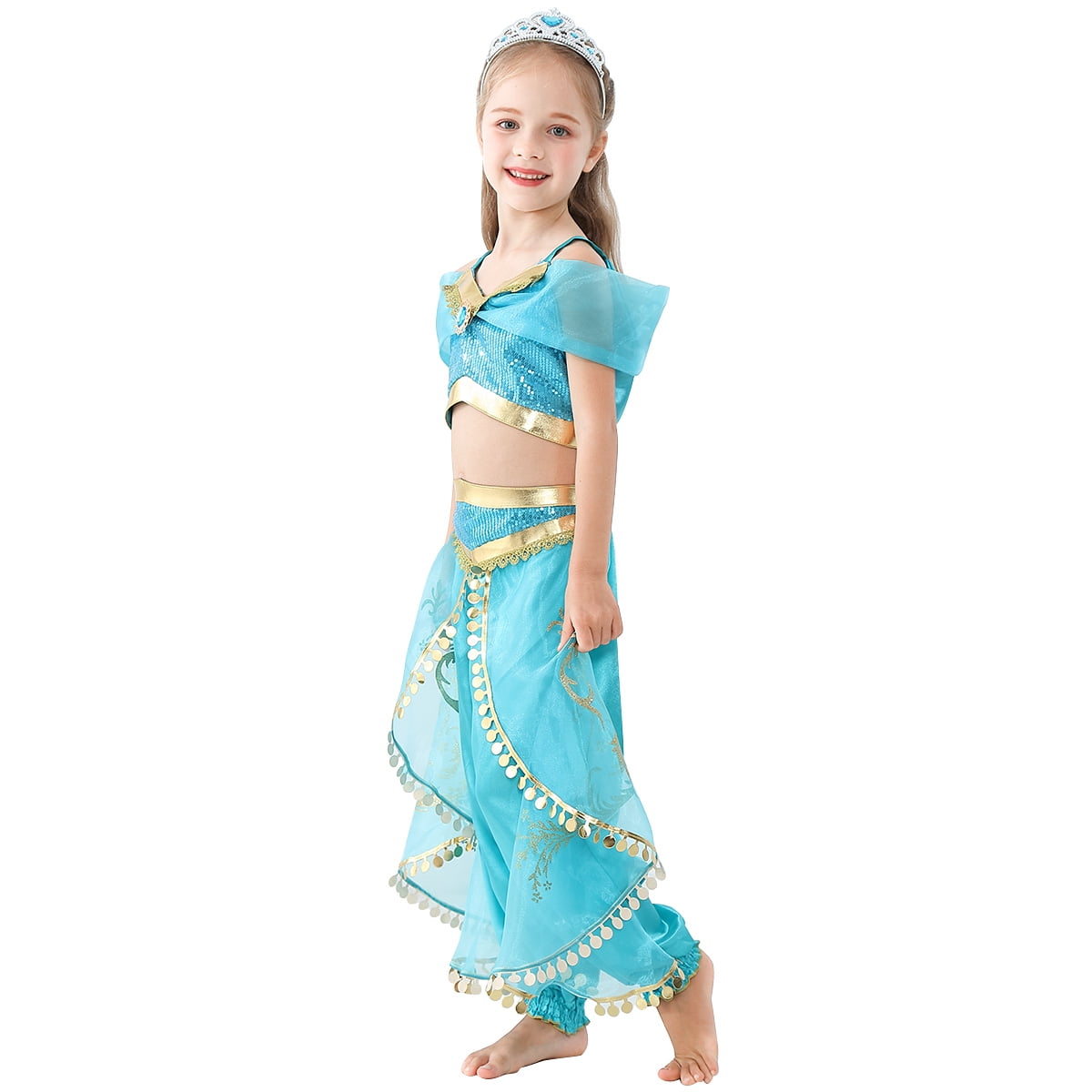 Buy Disney Aladdin Princess Jasmine Purple Costume - 7-8 years | Kids fancy  dress | Tu