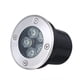 thumbnail image 4 of Lámpara de patio Lixada 5W LED al aire libre jardín tierra camino piso subterráneo enterrado yarda lámpara Spot paisaje luz IP67 impermeable AC 85-265V Lixada Lámpara de patio, 4 of 7