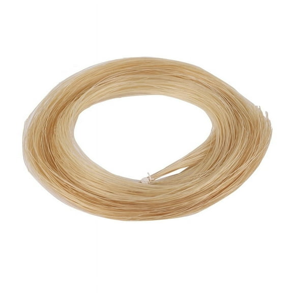 1Pcs Hank 31-31.5 Inch Mongolian Horse Hair for Violin, Viola, Cello, Bass Bow,Photo Color