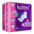 thumbnail image 3 of Toallas femeninas Kotex Nocturna extra larga con alas flujo súper abundante 30 piezas, 3 of 6