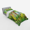 thumbnail image 2 of Ambesonne Cartoon Bedding Set 3 Pcs, 2 Monkeys and Bananas, Twin, Multicolor, 2 of 2