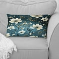 thumbnail image 4 of Designart "Elegant Ivory Seashell Florals" Floral Printed Throw Pillow, 4 of 5