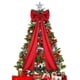 thumbnail image 2 of Lazo Para La Punta Del Árbol De Navidad. Lazos Grandes De Satén Para La Punta Del Árbol De Navidad. Decoraciones Navideñas. Lazos Para Coronas Navideñas Para El Hogar, Fiestas, Bodas, Coches Y Decor, 2 of 8