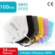 thumbnail image 2 of Mascarillas respiratorias KN95 FFP2 para adulto, de 5 capas máscaras protectoras, Homologadas, 2 of 4