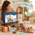 thumbnail image 4 of UQN Donut Shop Playset for Kids, Pretend Play Food Set for Kids Kitchen with Light and Sound Toy Oven, Ice Cream Cart, Toy Food Birthday Gift for Girls Ages 3 4 5 6 Years., 4 of 8