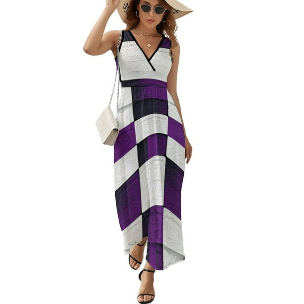 Abstract Geometrical Vestido Sin Mangas Vestidos Para Mujer, Vestido Suelto De Verano 2025