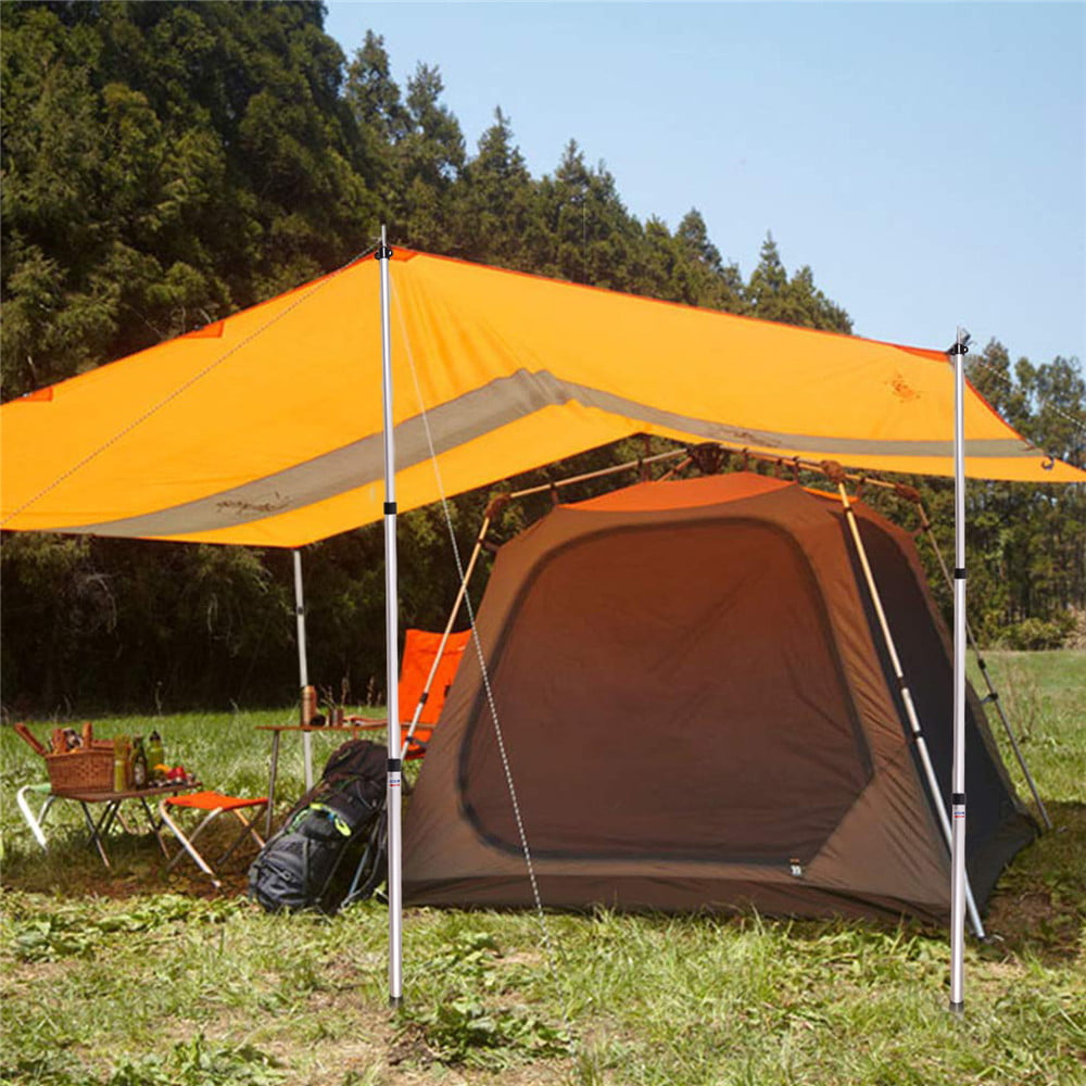 2Pcs 90-230cm Adjustable Universal Telescopic Tent Poles Awning Camping