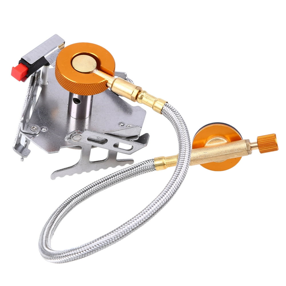 Portable folding gas stove windproof camping stove propane butane burner