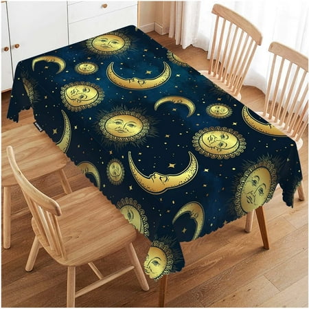 

WISH TREE Marble Table Cloth Rectangle Tables Abstract Marble Texture Kitchen Table Cover Oblong Tablecloth for Dining Table Buffet Parties Patio and Camping