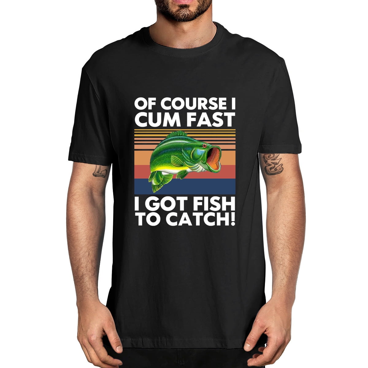 Of Course i Cum Fast i Got Fish To Catch Man Fishing Fisher Lover t Shirt 
