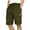 Army Green, variant on Zpanxa Mens Shorts , Men's Casual Solid Pants Drawstring Waist Athletic Gym Shorts with Pocket Army Green S