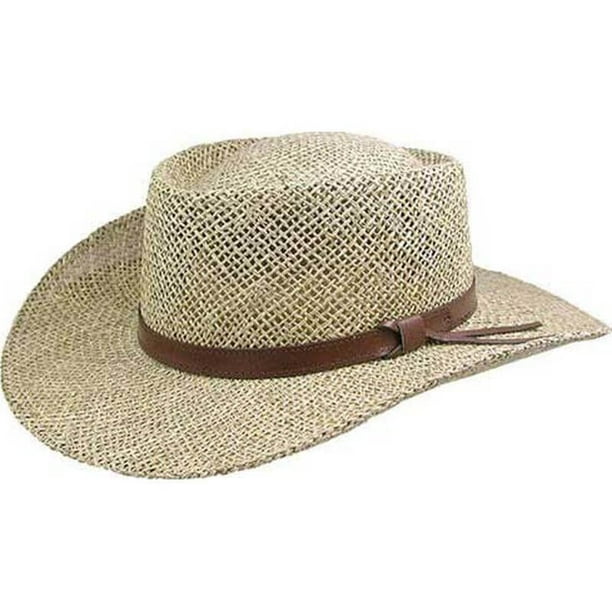 Stetson Stetson Gambler Straw Cowboy Hat Wheat L/XL