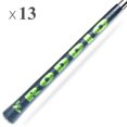 thumbnail image 1 of NEW Crystal Standard 13pcs MixColor Available RODDIO 2X2 AIR NER Golf Grips 10 Colors to Choose Transparent Club Grip RODDIO BK GN 13PCS, 1 of 6