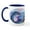White/Navy Inside, variant on CafePress - Dolphin Bunny Rabbit Easter Mug - 11 oz Ceramic Mug - Novelty Coffee Tea Cup